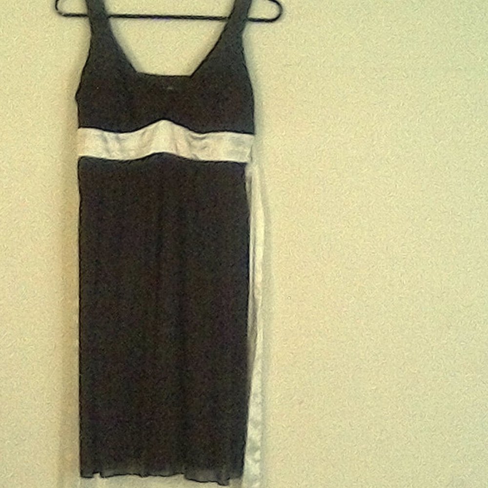 Dark brown Ruby Rox mini prom dress